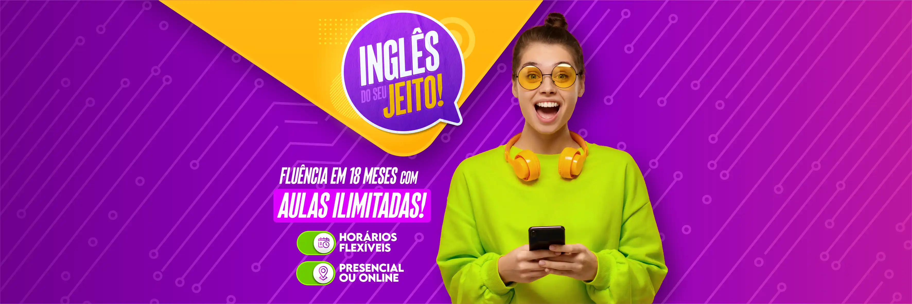 Banner com chamada Times Idiomas